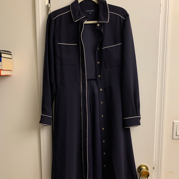 3 for $30 Tommy Hilfiger midi navy sailor dress - Picture 3 of 3